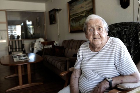 Elly Larsen, 93 years old